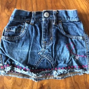 Old Navy infant jean skirt